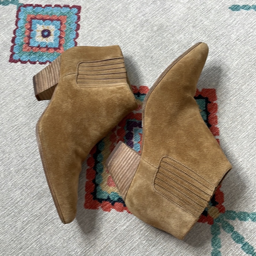 Michael Kors Collection Tan Suede Ankle boots